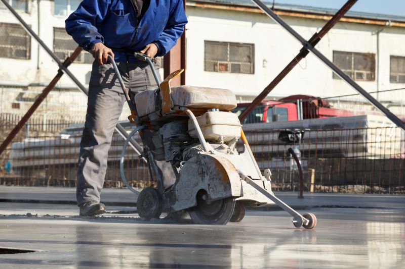 Concrete Cutting Equipment in Action